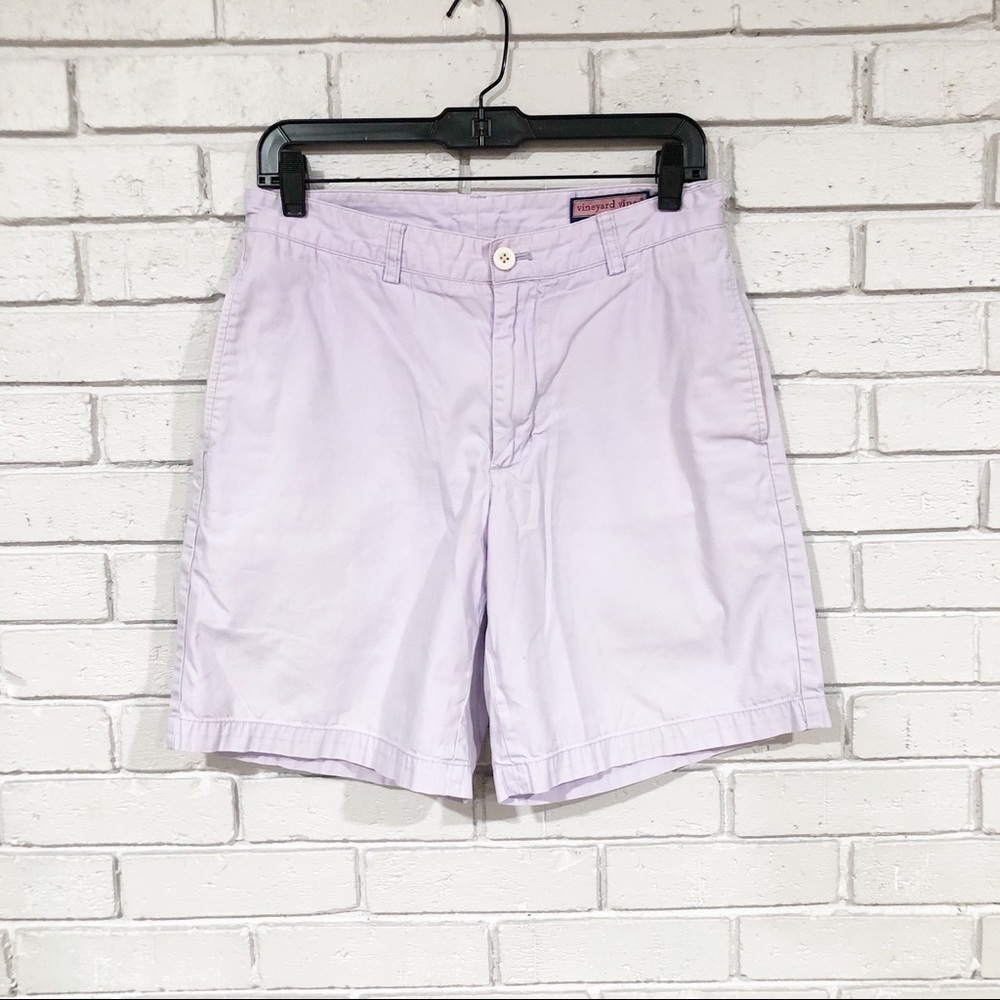 Vineyard Vines‎ Men’s Flat Front Chino Club Lavender Purple Shorts